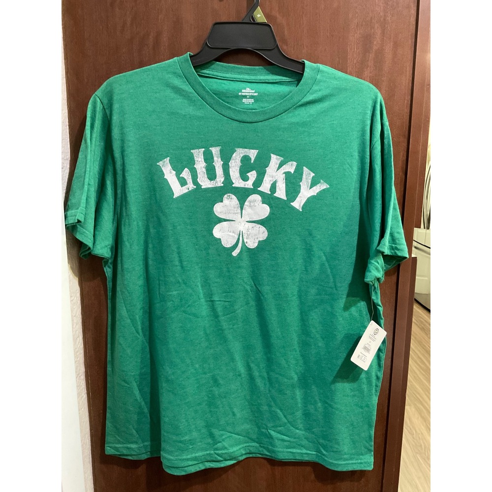 St. Patrick's Day Men's Graphic Tee from Way to Celebrate, Size XL  /  G-010